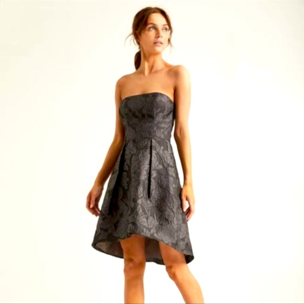 Halston Metallic Jacquard Dress Size 10 NWT